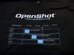 Tshirt Openshot 2013 Kickstarter